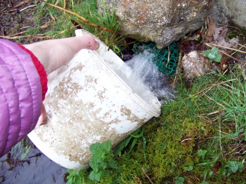 ...E pouquiño de auga do manancial da Fontenla.