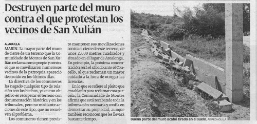 Diario de Pontevedra, 27 de xuño de 2010