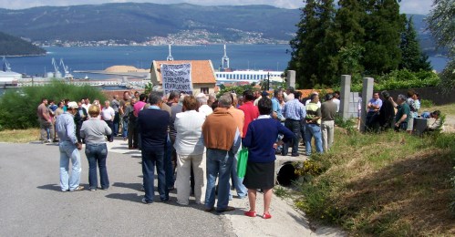 As estupendas vistas á ría que ten a zona, un lugar ideal para unha finca