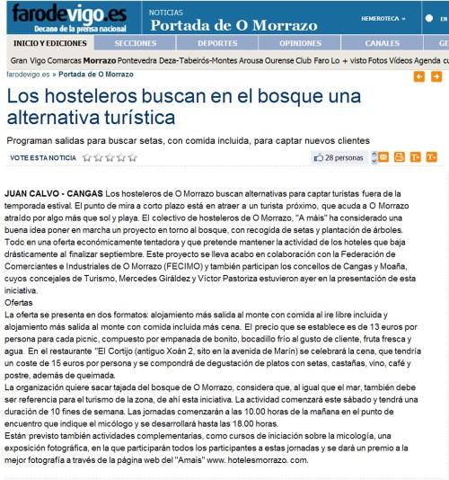 Faro de Vigo, 12 de outubro de 2010