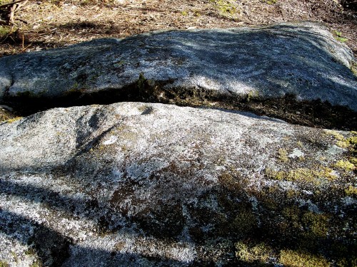 Petroglifos da Carrasca, en San Xulián (Marín).