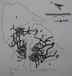 Debuxo do complexo rupestre da&nbsp;Carrasca.