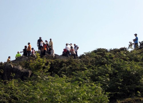 Andaina polo Espazo Sete Camiños organizado polo Clube Ciclista de Marín. (Foto do Clube).