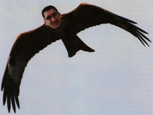 O lamoñato, porque dende o aire todos os montes se ven máis planos.