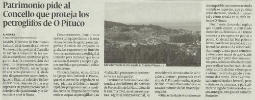 Diario de Pontevedra, 6 de setembro de 2011.