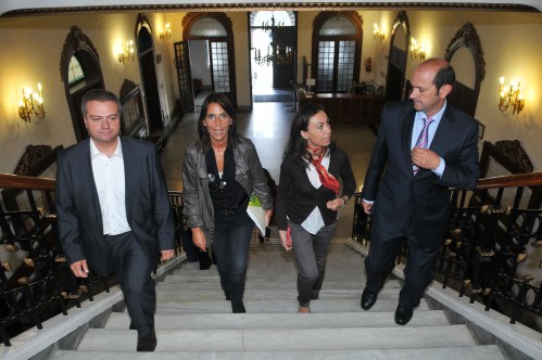 Visita oficial de Rafael Louzán ao Concello de Marín. Foto da Deputación de Pontevedra.