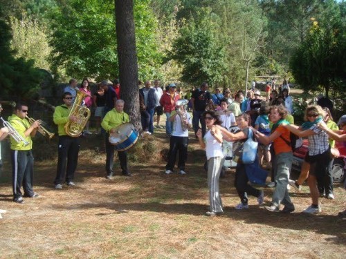 Segunda andaina contra a instalación dun parque eólico na Serra do Galiñeiro. Foto, Xilberte Manso.