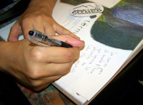 Grazas a María José Ferrada por adicar o seu "Baile diminuto" á conservación do Monte Pituco.