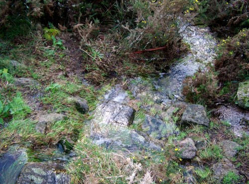 Antiga canteira nas cercanías do Monte Pituco.