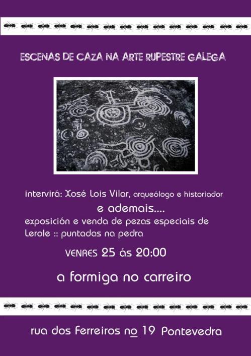 Charla de Xosé Lois Vilar en Pontevedra.