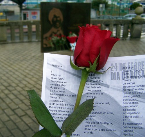 Día de Rosalía, organizado por Queremos Galego Marín.