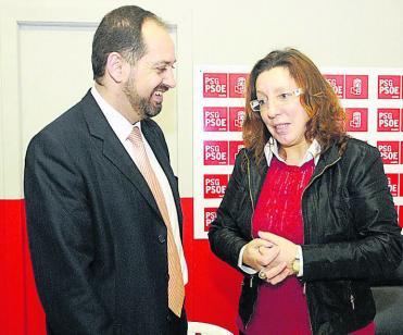 Francisco Veiga e Carmen Gallego (Foto, Noé Parga, Faro de Vigo).