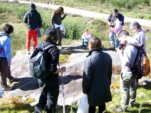 No conxunto rupestre de Regato dos Buratos-Outeiro da Mina.