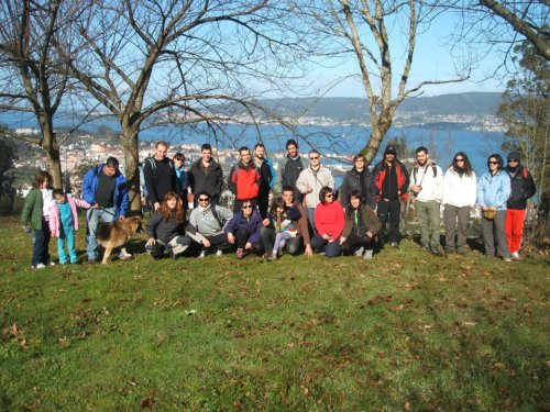 Na arboreda a carón do Monte Pituco (foto, Almuinha).