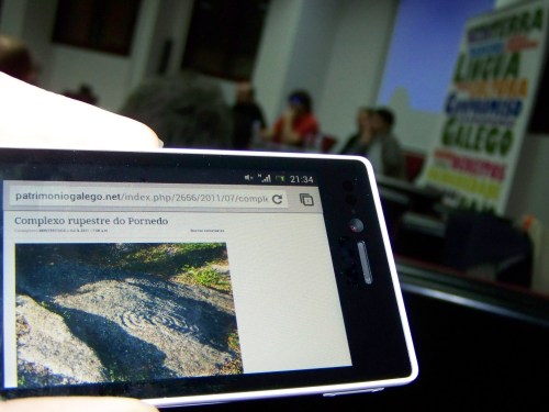 Os petróglifos do Pornedo, no catálogo de Patrimoniogalego.net