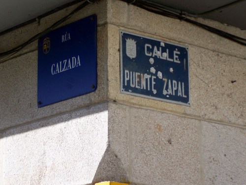Rúa Ponte Zapal.