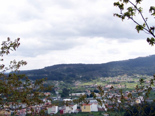 Vista do Monte Pornedo dende o castro Subidá.