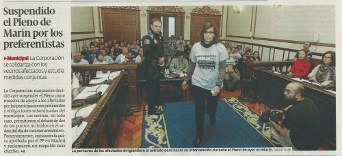 Diario de Pontevedra, 13 de abril de 2013.