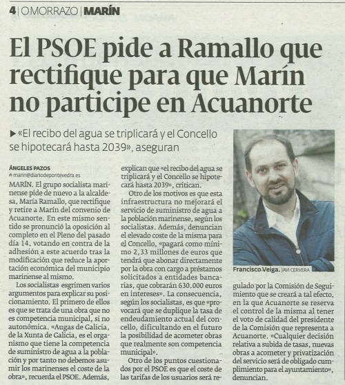Diario de Pontevedra, 22 de decembro de 2012.
