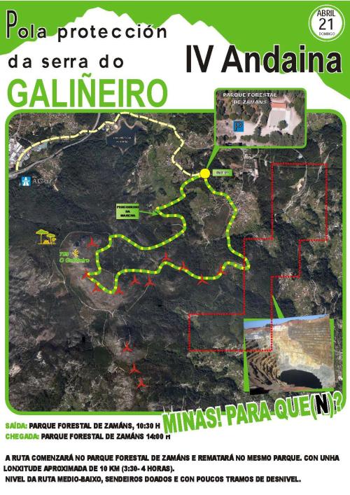 Andaina pola protección da Serra do Galiñeiro.