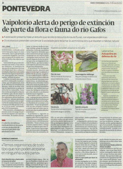 Diario, 21 de maio de 2013.