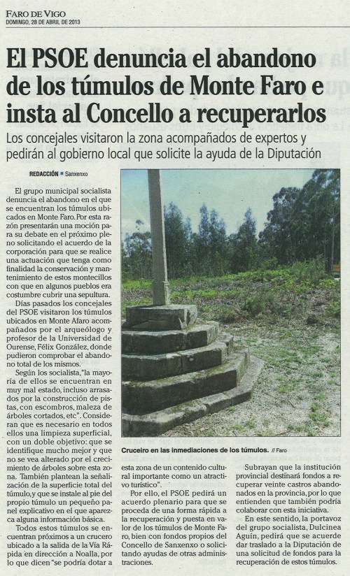 Faro, 28 de abril de 2013.