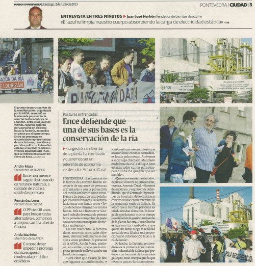 Diario, 2 de xuño de 2013.