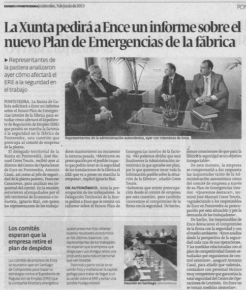 Diario, 5 de xuño de 2013.
