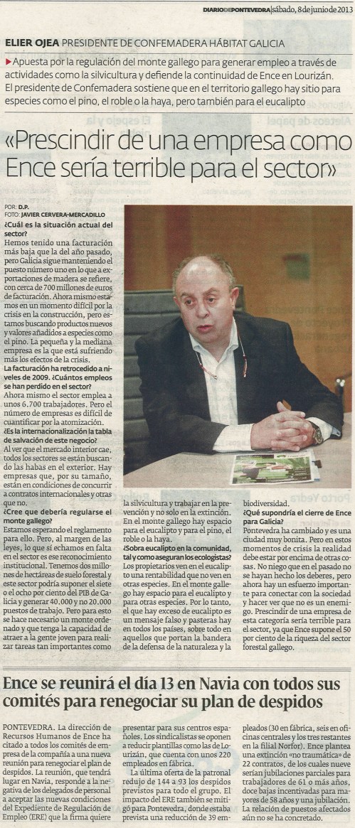 Diario, 8 de xuño de 2013.