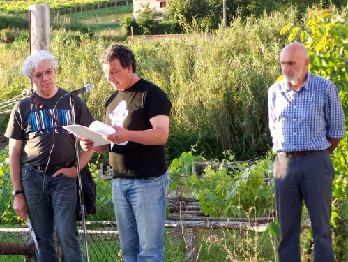 Homenaxe a Xan Montenegro, xuño de 2013.