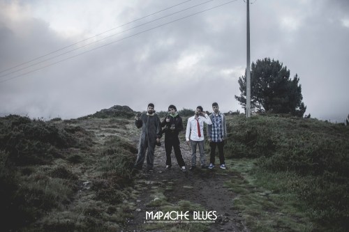 Gravación da curta "Mapache Blues" no Monte Pituco. [Foto, Diego Muñoz]. 