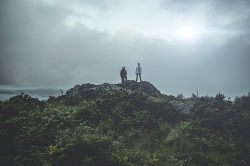 Gravación da curta "Mapache Blues" no Monte Pituco. [Foto, Diego Muñoz]. 