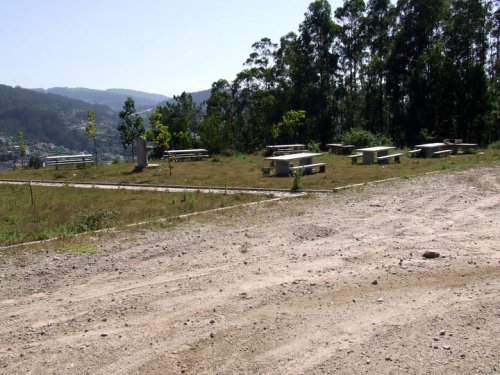 A área recreativa do Pornedo, cando aínda estaba en condicións.
