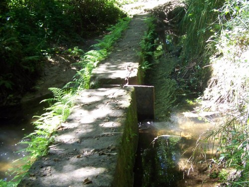 Presa do Muíño do Toxal, no río Gafos.