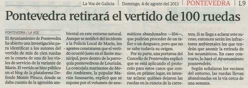 La Voz, 5 de agosto de 2013.