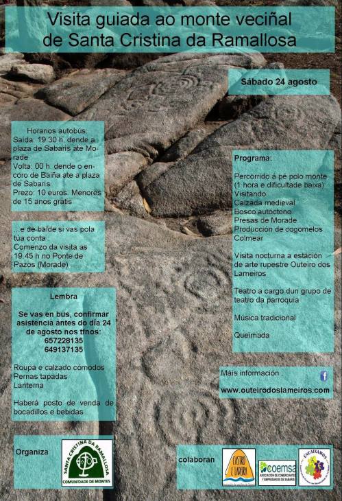 Visita aos montes de Santa Critina da Ramallosa (Baiona).