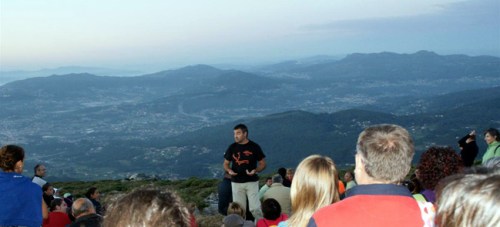 O arqueólogo Xosé Lois Vilar. 