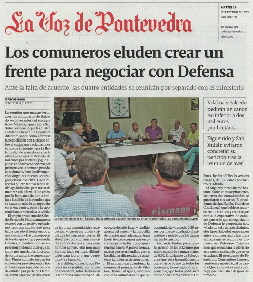 La Voz, 17 de setembro de 2013.