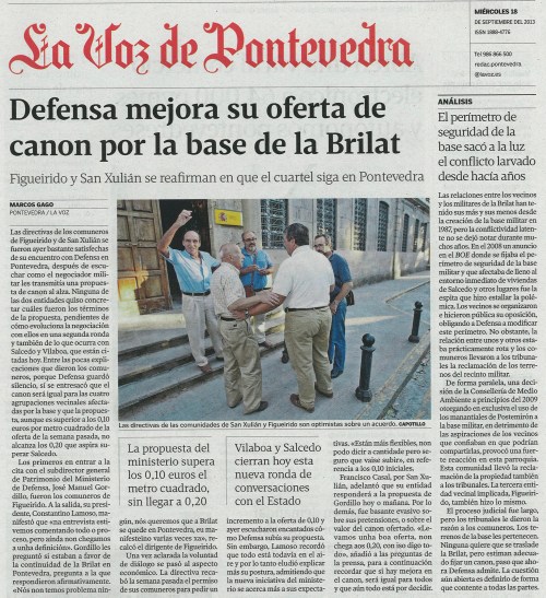 La Voz, 18 de setembro de 2013.