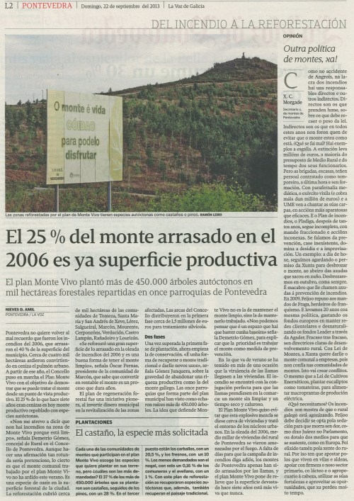 La Voz, 22 de setembro de 2013.