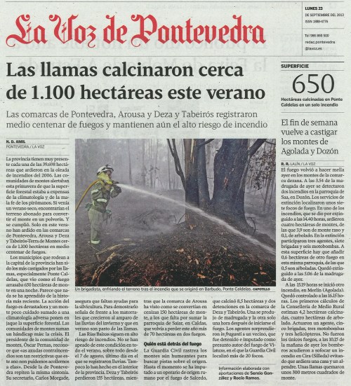 La Voz, 23 de setembro de 2013.