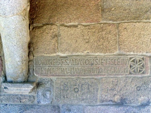 No mosteiro de Lérez.