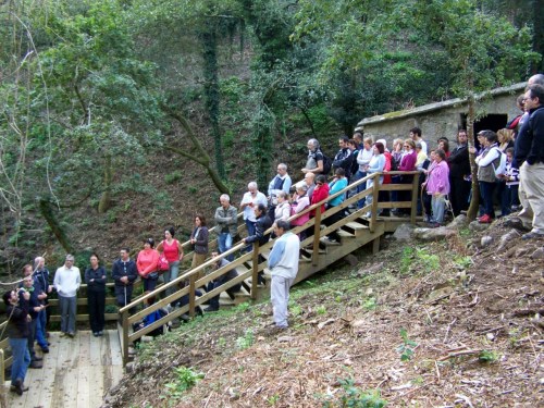 Nos muíños do Batán.