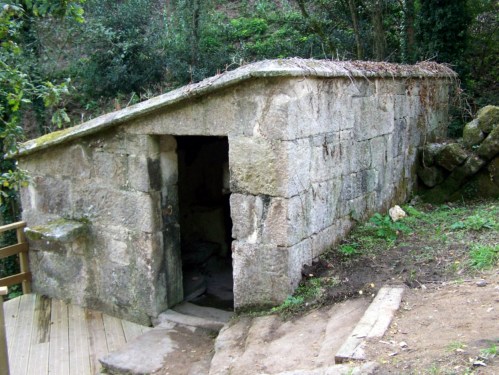 Nos muíños do Batán.