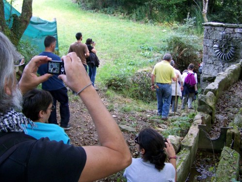 Muíño de Outeiro no río Batán.