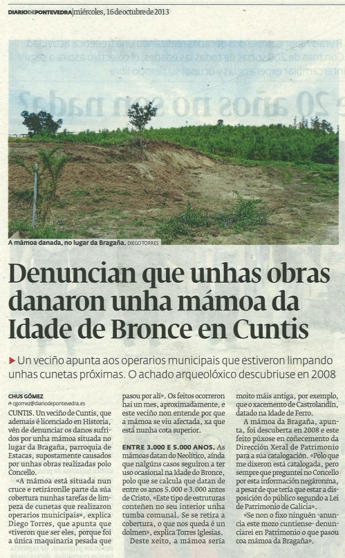 Diario, 16 de outubro de 2013.