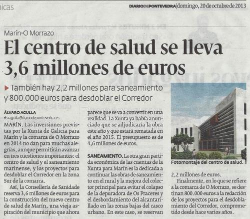 Diario, 20 de outubro de 2013.