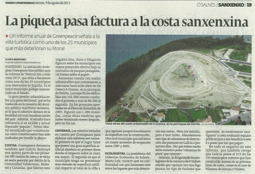 Diario, 9 de agosto de 2013.