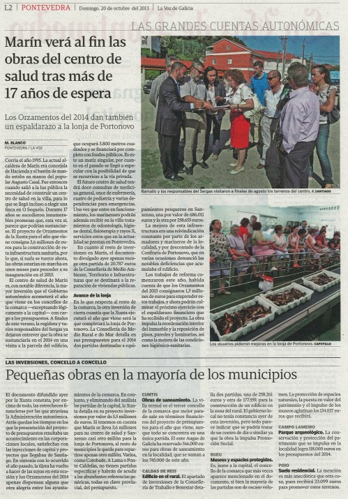 La Voz, 20 de ourubro de2013.