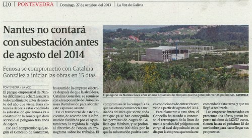 La Voz, 27 de outubro de 2013.